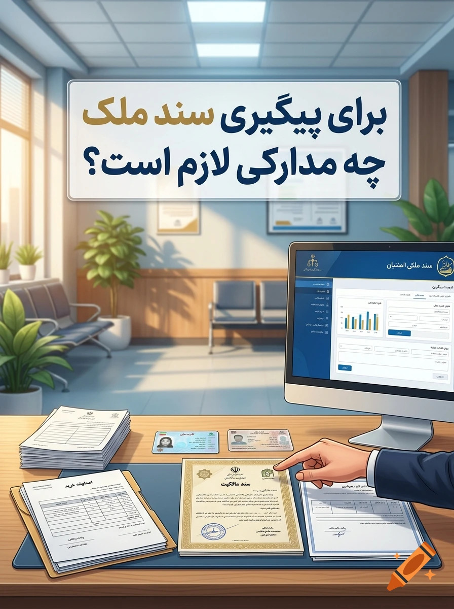 مدارک لازم برای سند ملک